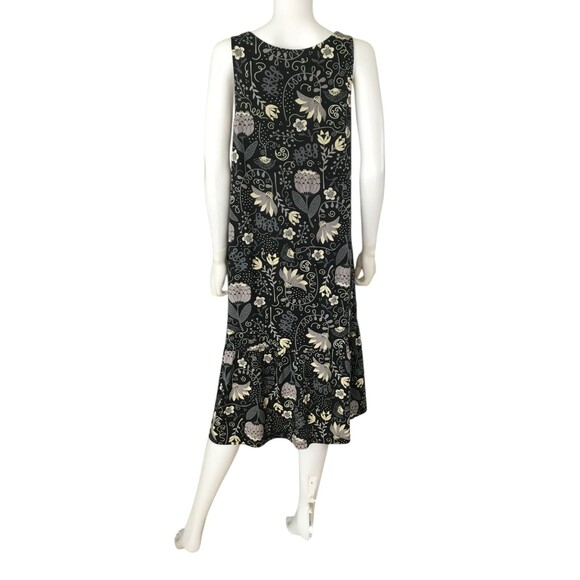 Gudrun Sjoden Shirt Dress sz M Floral Paisley Organic Pockets BOHO Lagenlook NEW - Picture 6 of 14